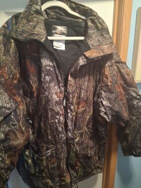 ArcticShield Men’s Camo Hunting Jacket - Brown/Green